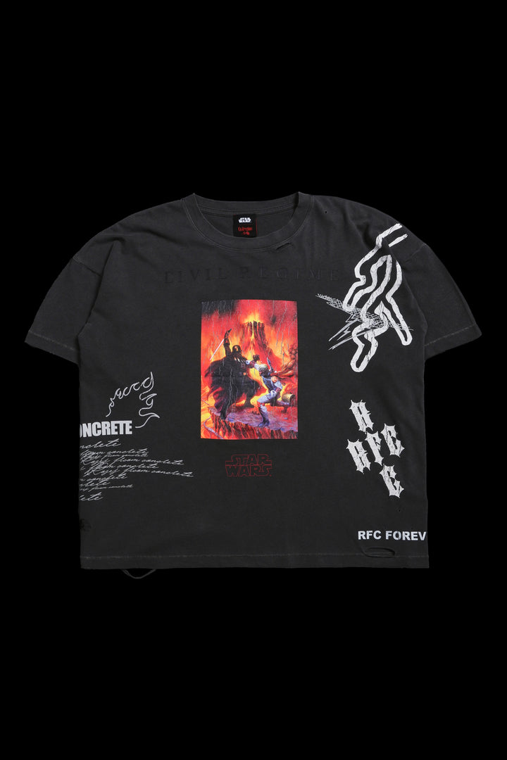 Vader Vs. Fett Everyday Basic Tee in Vintage Ashes