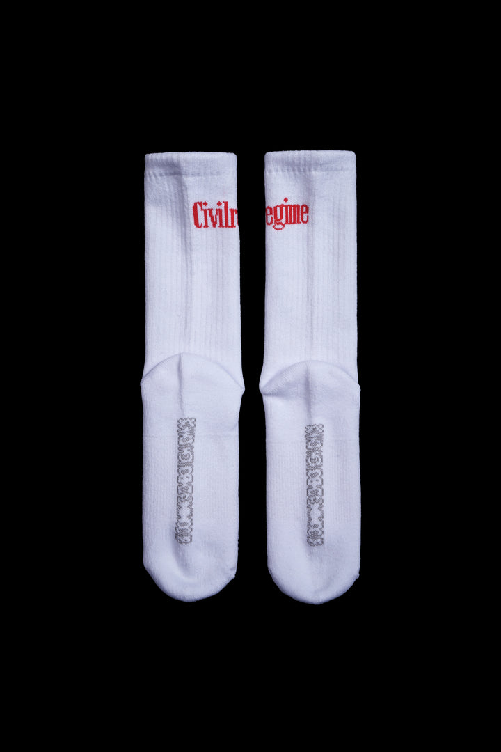Blacklisted Socks in White