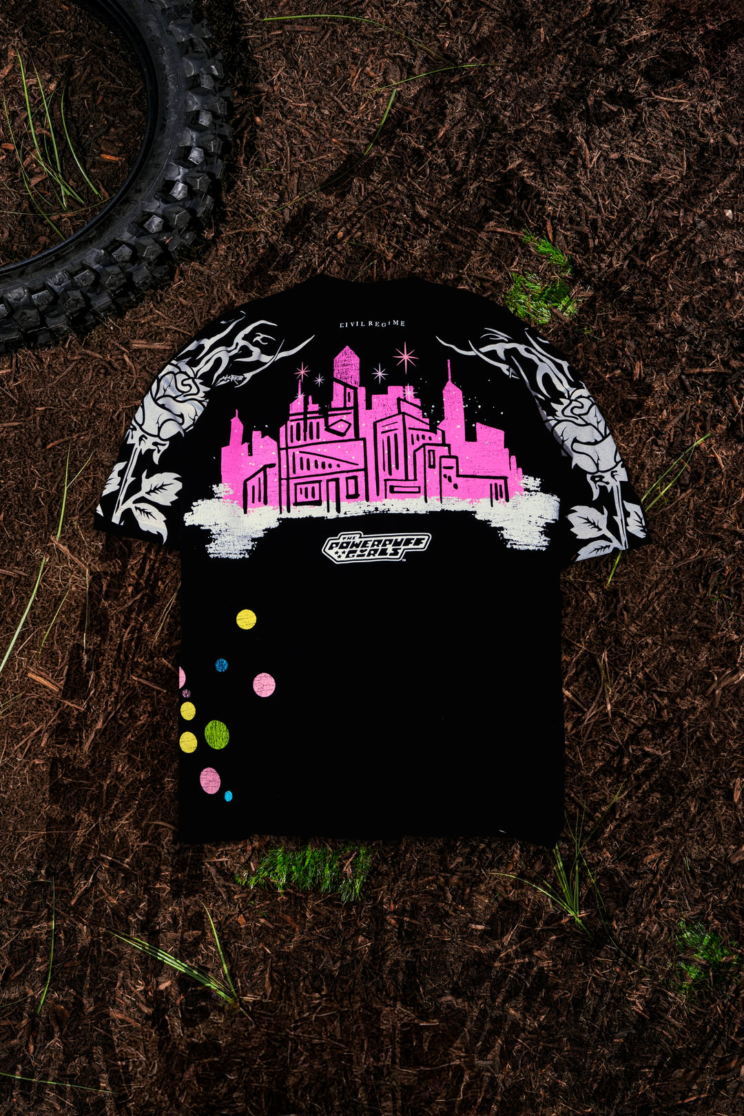 Cityscape American Classic Oversized Tee in Black