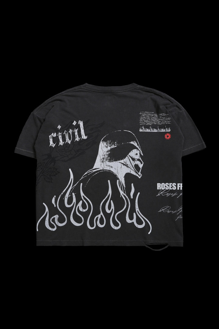 Vader Vs. Fett Everyday Basic Tee in Vintage Ashes