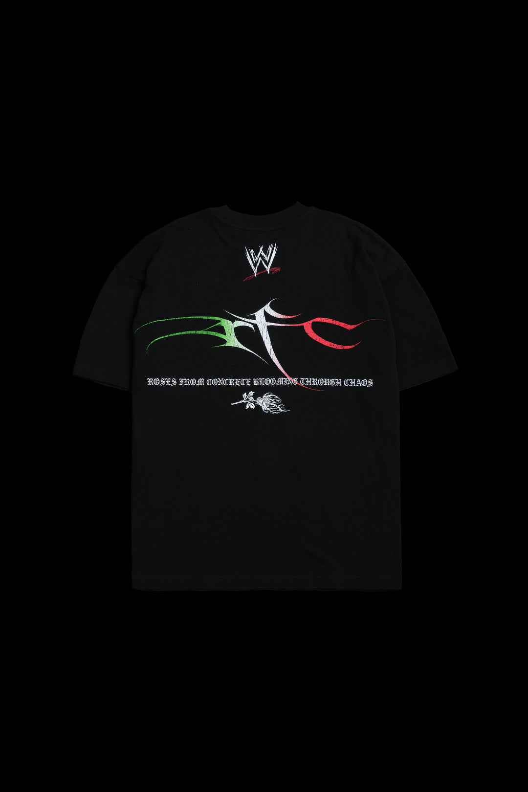 Lucha Rose American Classic Oversized Tee in Black