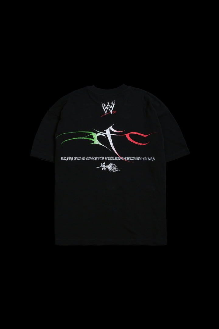 Lucha Rose American Classic Oversized Tee in Black