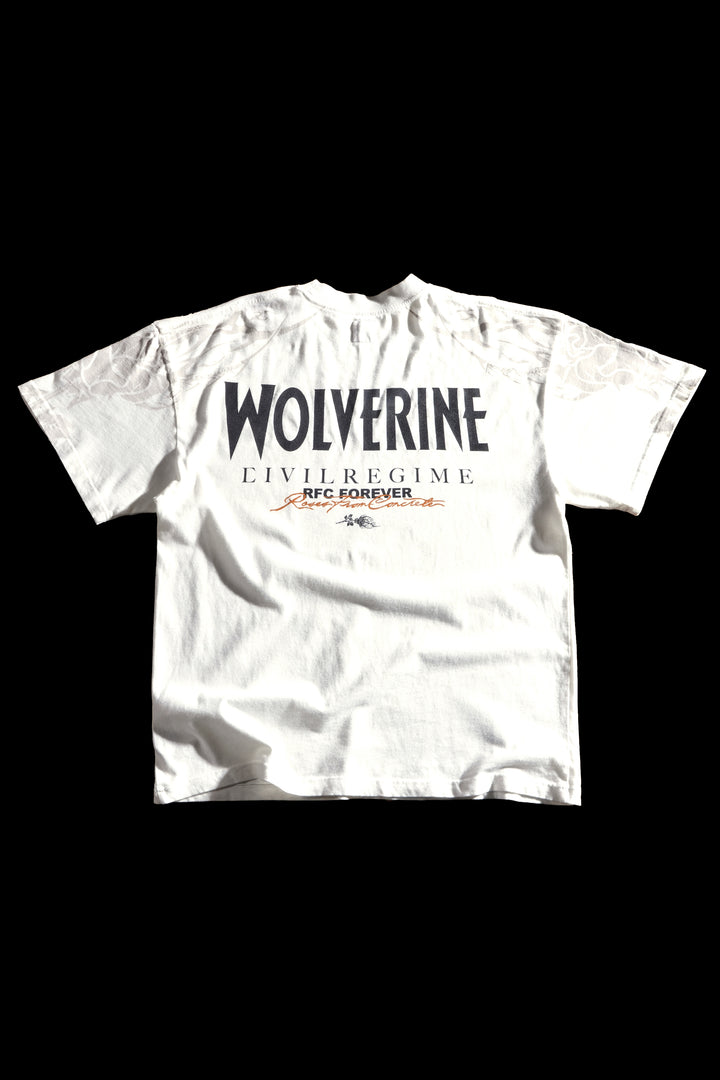 Claws Of Rage American Classic Oversized Tee in Butter