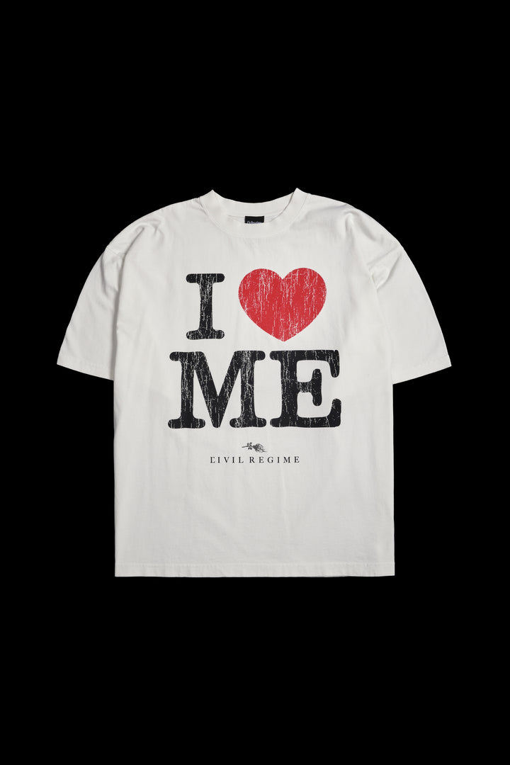 I Heart Me 199X Oversized Tee in Butter