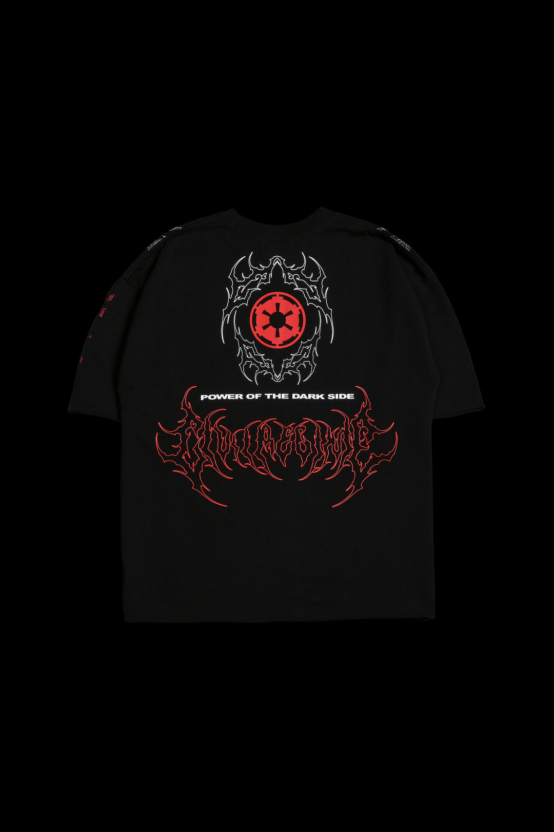 Welcome To The Dark Side American Classic Oversized Tee in Black