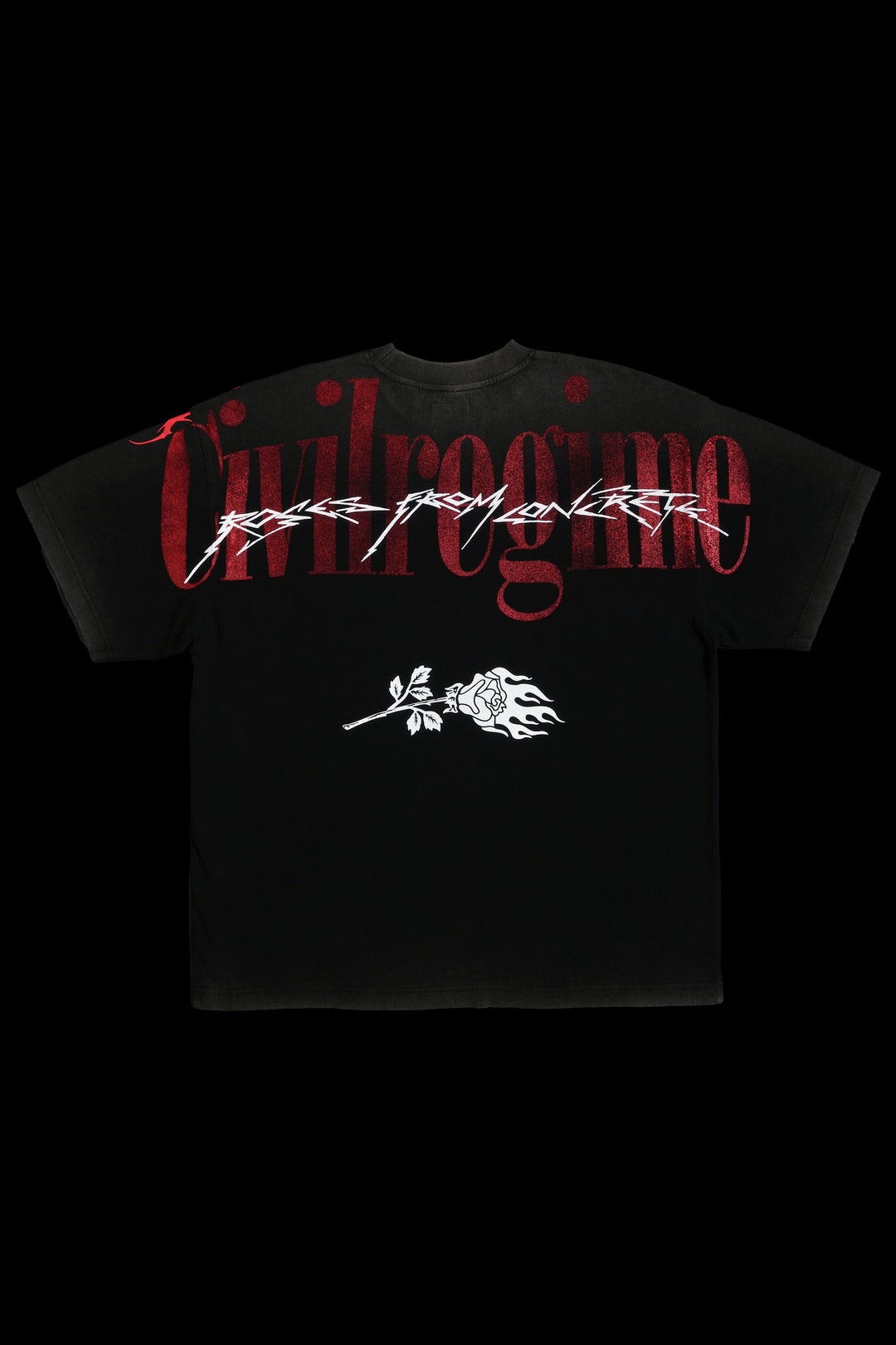 A Nightmare On Elm Street American Classic Oversized Tee in Vintage Black