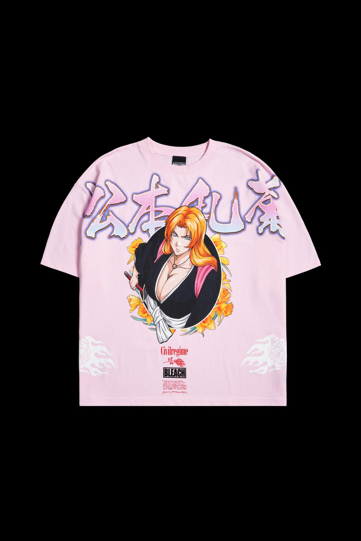 Rangiku's Chaos 199X Oversized Tee in Baby Pink