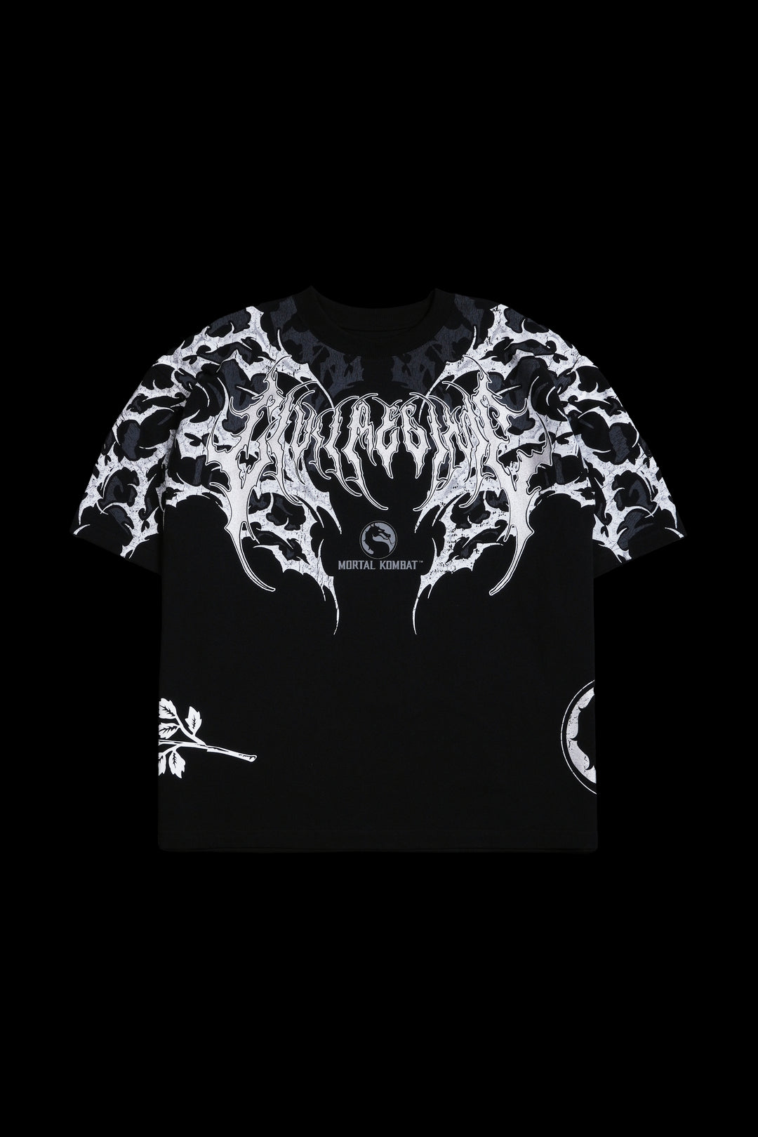 Raiden 199X "Side By Side" Oversized Tee in Black