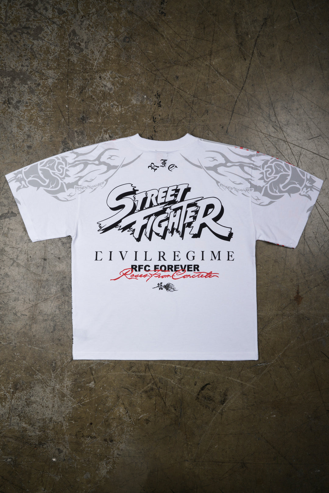 The Destined Warrior SBS 199X Oversized Tee in White