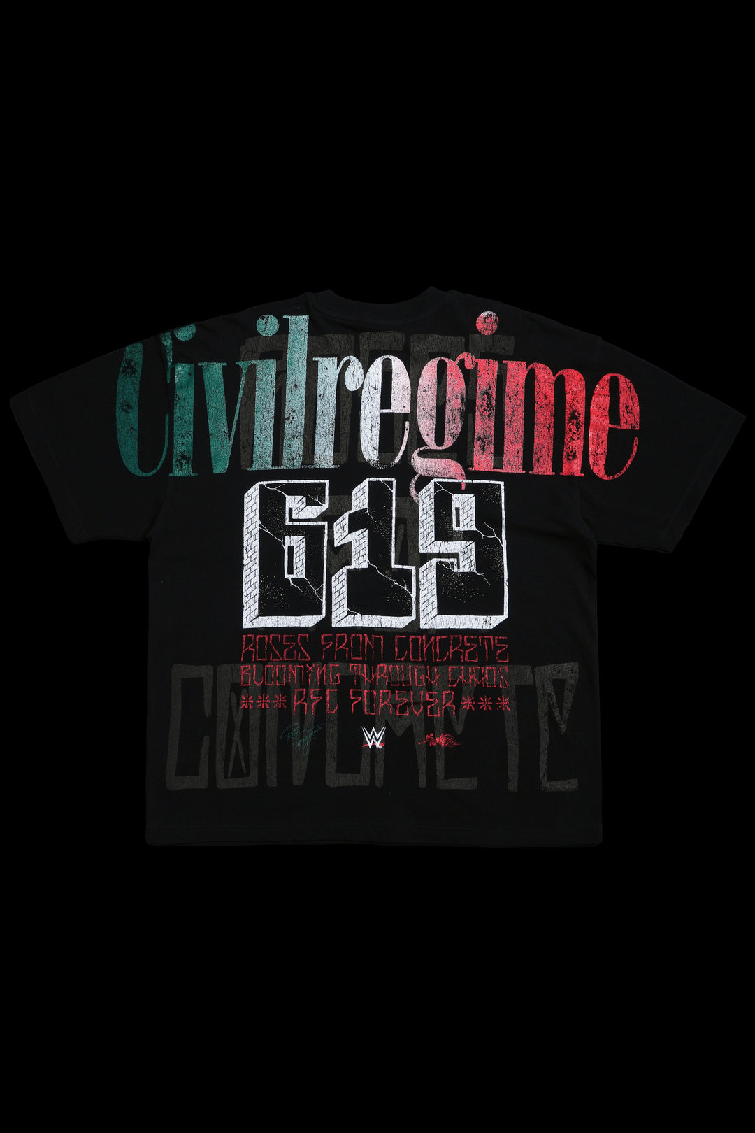 Rey Azteca American Classic Oversized Tee in Black