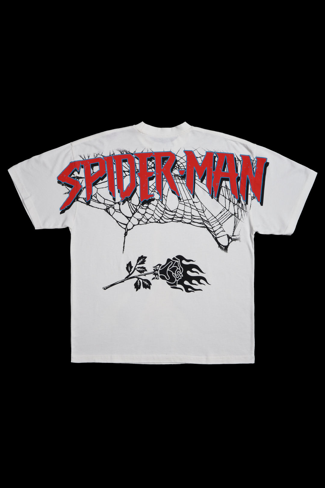 Zombie Spiderman American Classic Oversized Tee in White