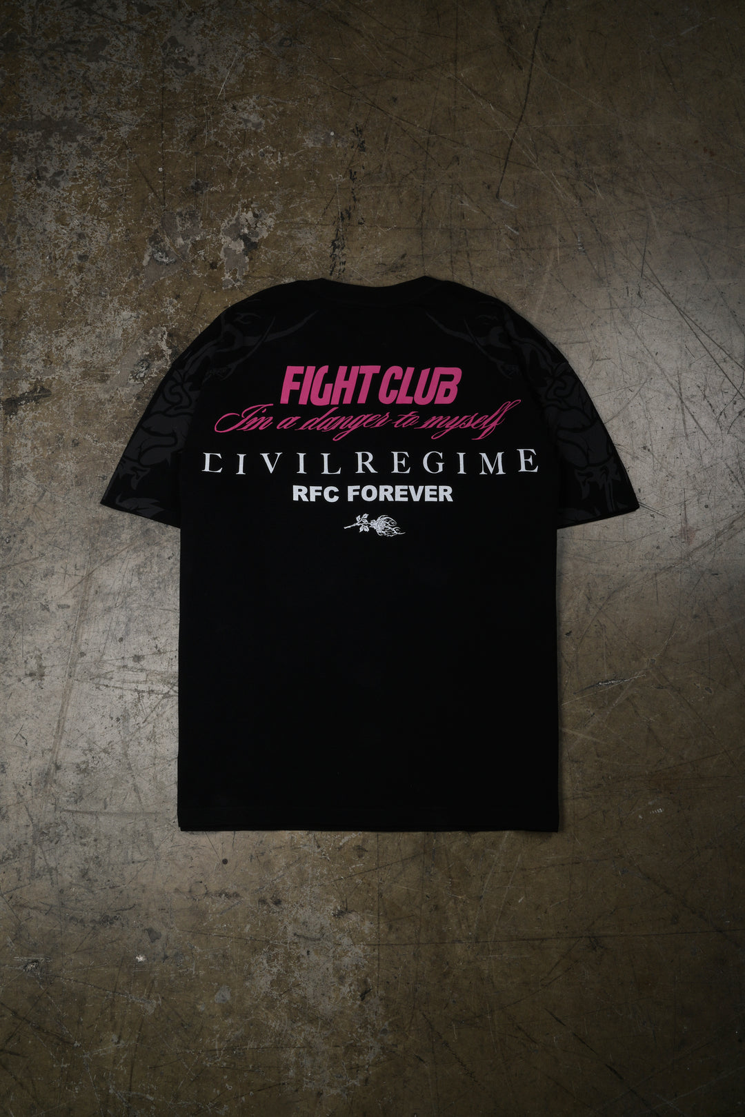 Second Coming American Classic Oversized Tee in Black