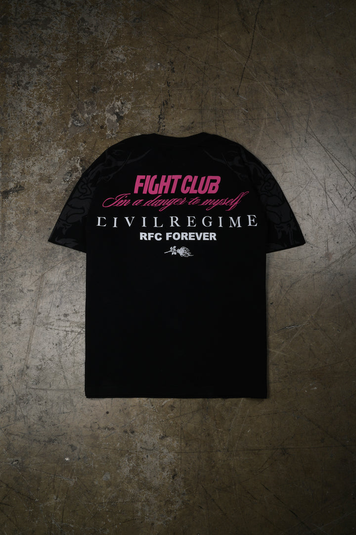 Second Coming American Classic Oversized Tee in Black