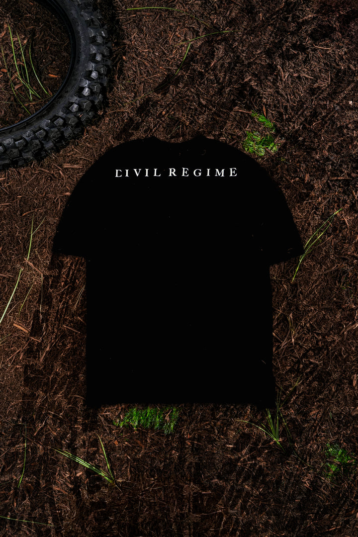 Rotten American Classic Oversized Tee in Black