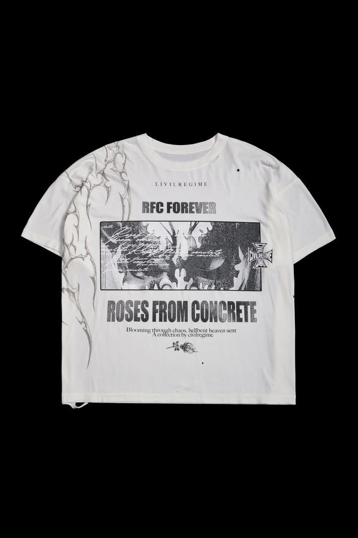 Holy Chaos Everyday Basic Tee in Butter