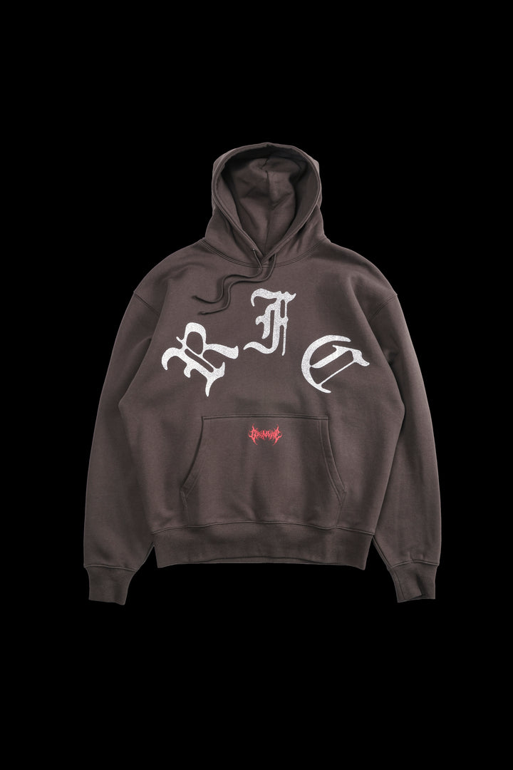 Chaos Reigns Regime Hoodie in Vintage Black