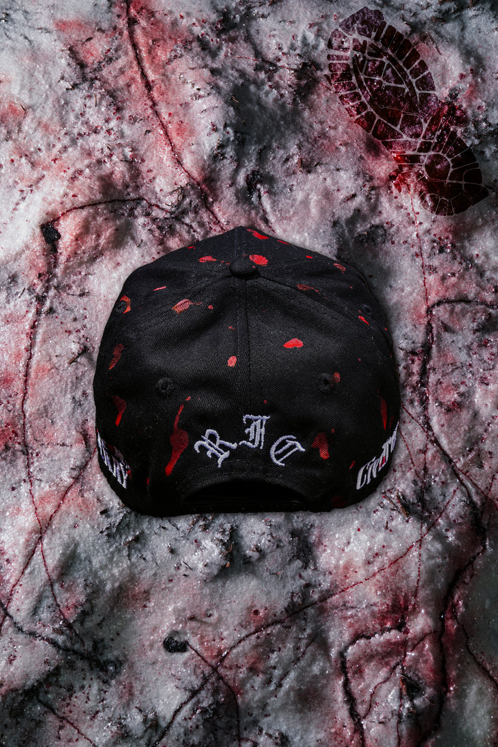 Those Eyes 5 Panel Snapback Hat in Black