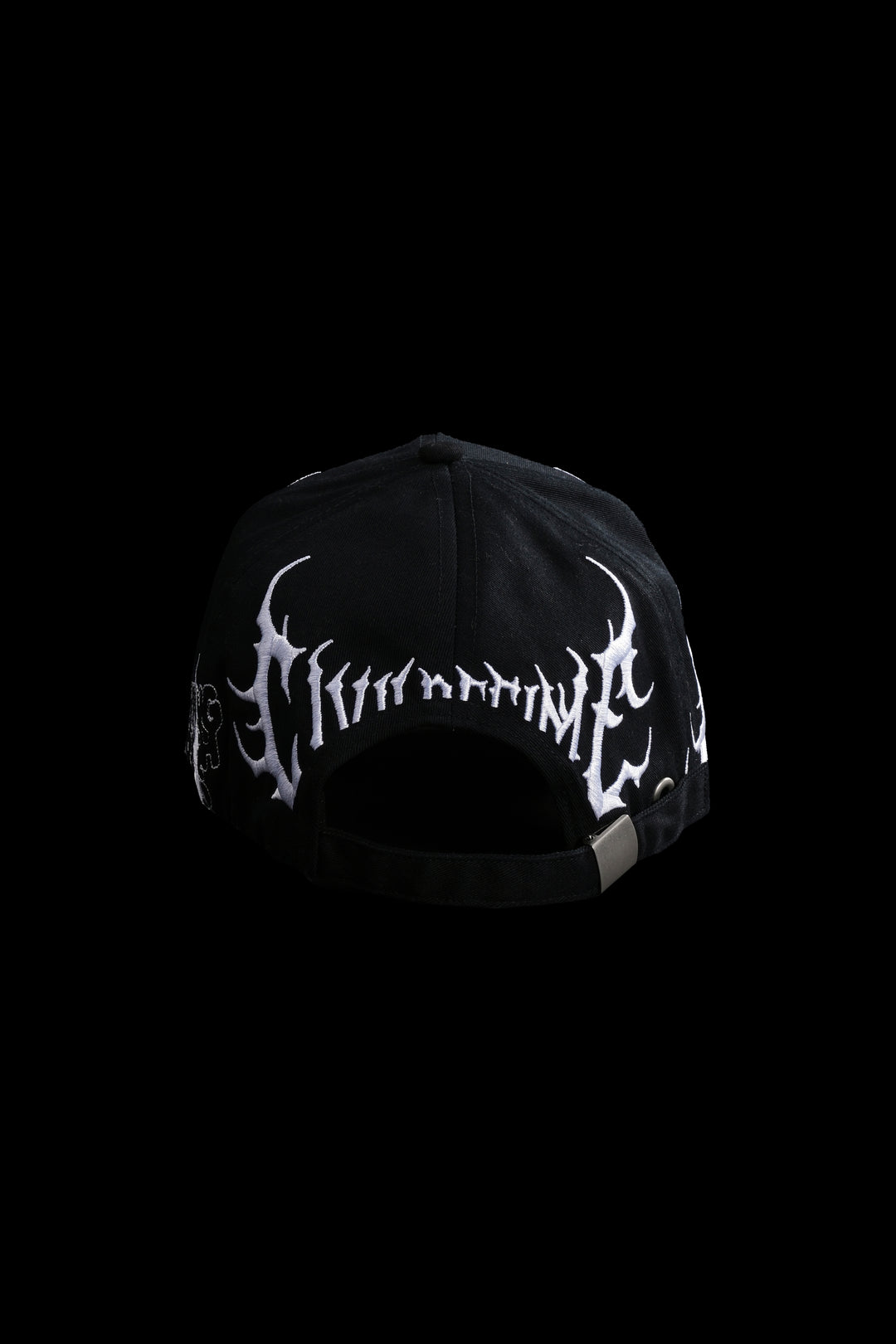 Night Crawler 5 Panel Snapback Hat in Black