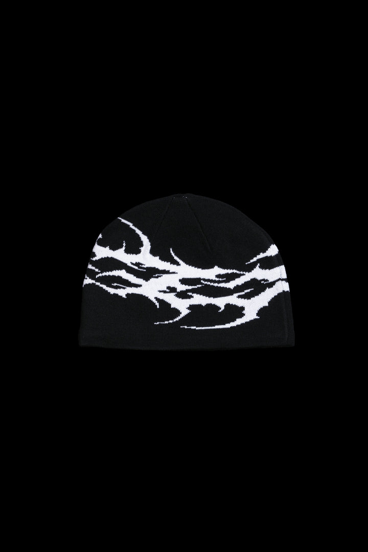 Hell Bringer Skull Cap Beanie in Black