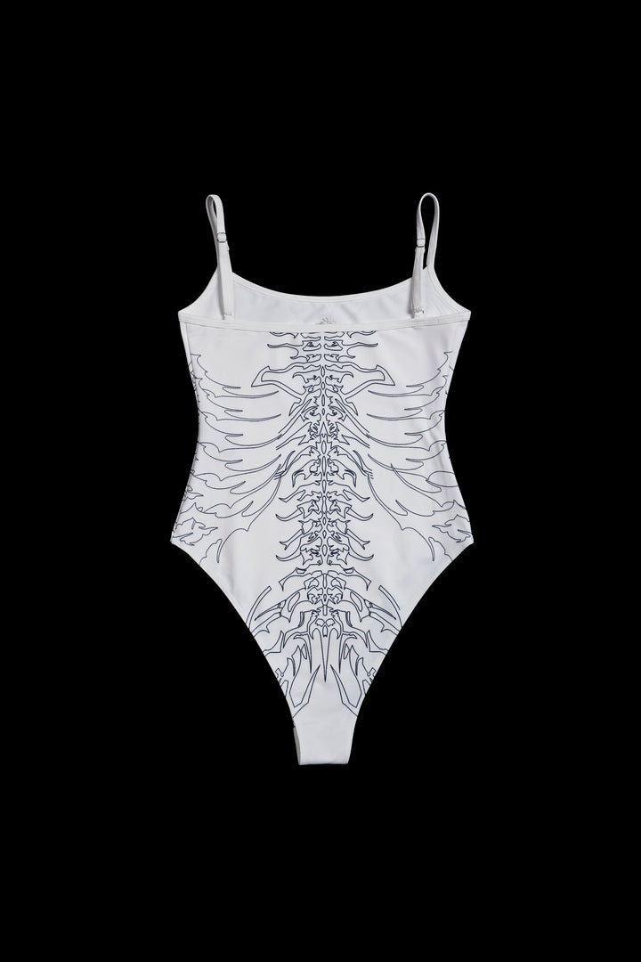 Stacked RFC Pookie Bodysuit in White