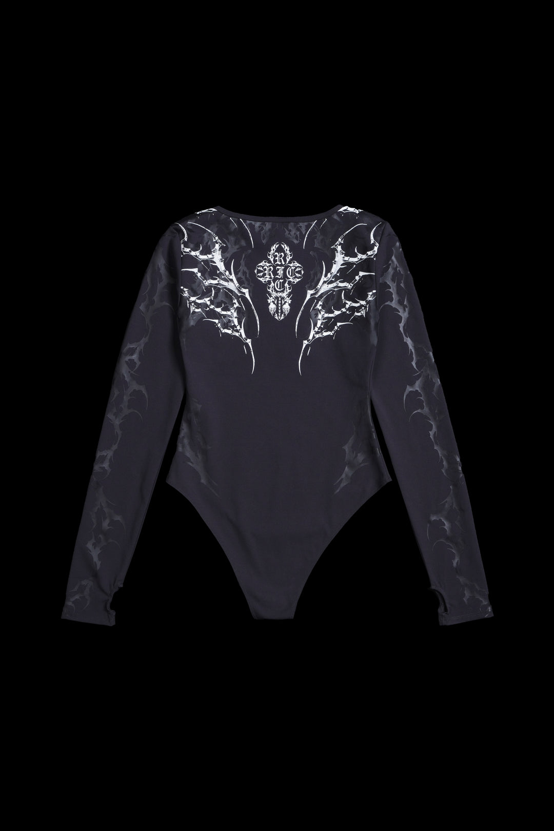 Eclipse Kiss Pookie L/S Bodysuit in Vintage Ashes
