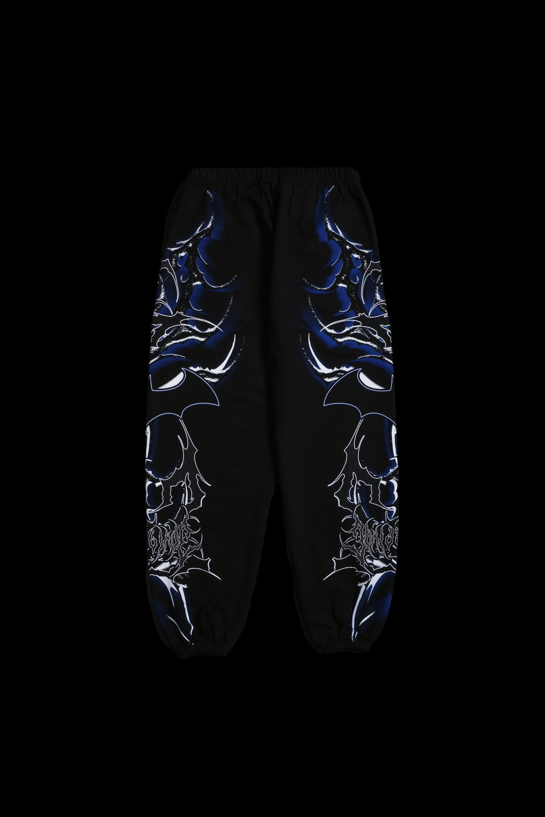 Throned Knight Lounger Sweat Pants in Vintage Black