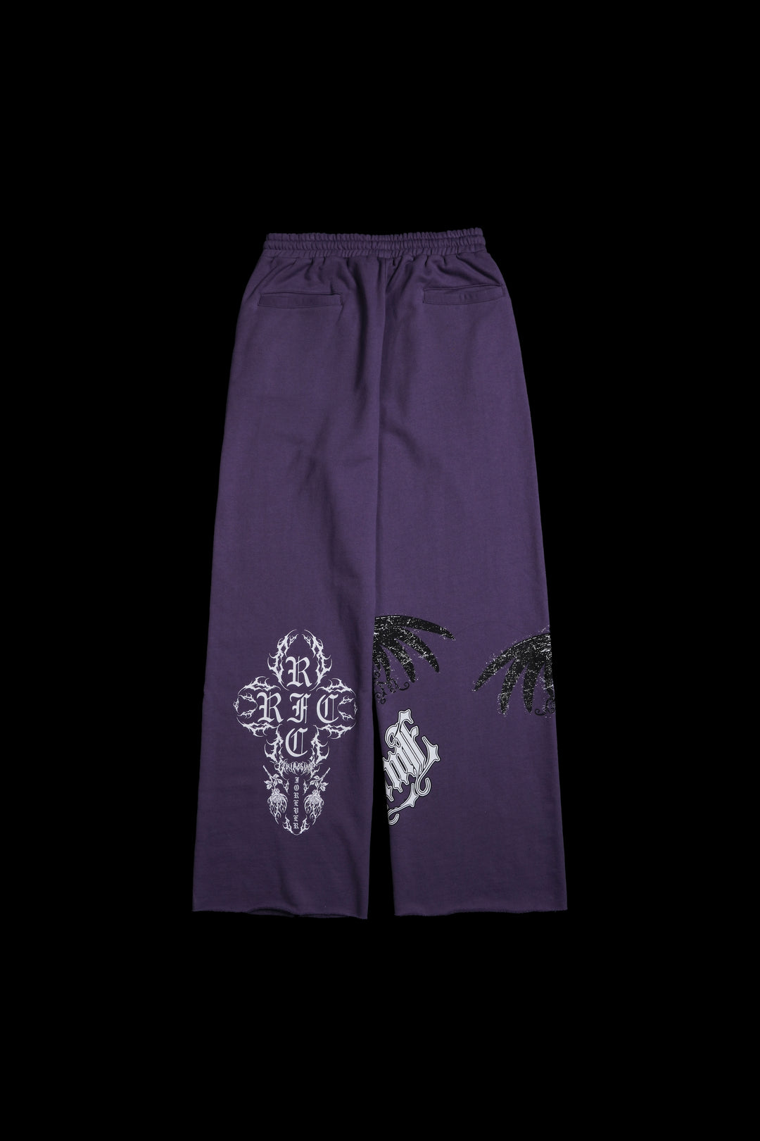 Bride Of Death Wraith Baggy Pants in Lavender Fade