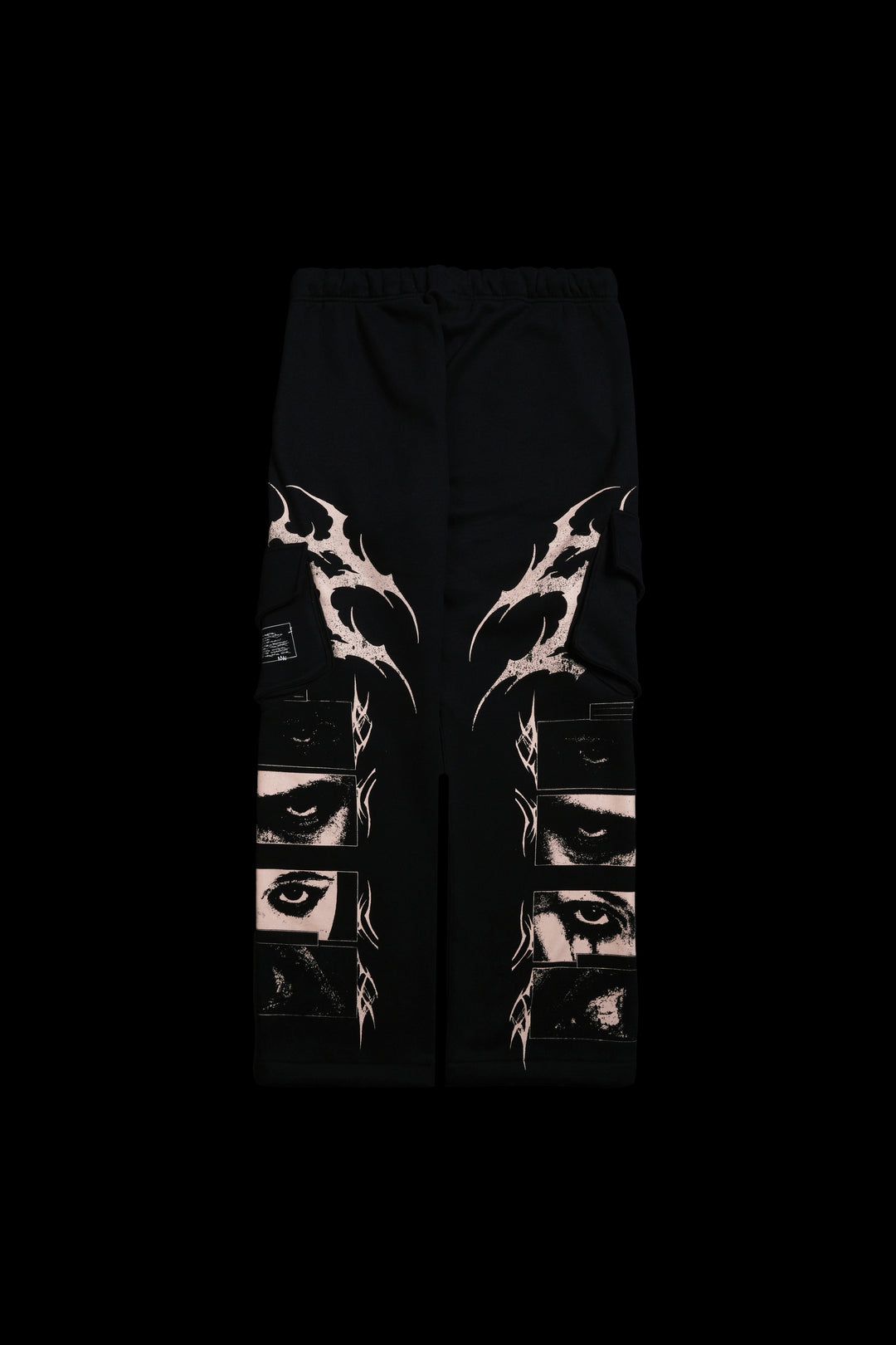 All Eyes On Me Eternal Wide Leg Cargo Pants in Black