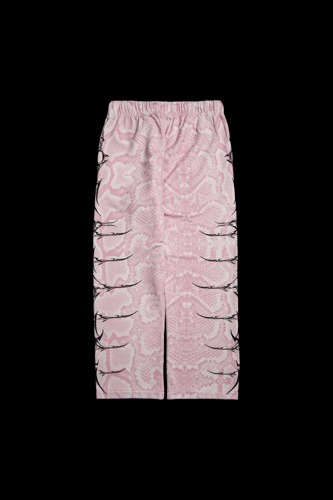 Core Brigade Wide Leg Pants in Baby Pink Snake