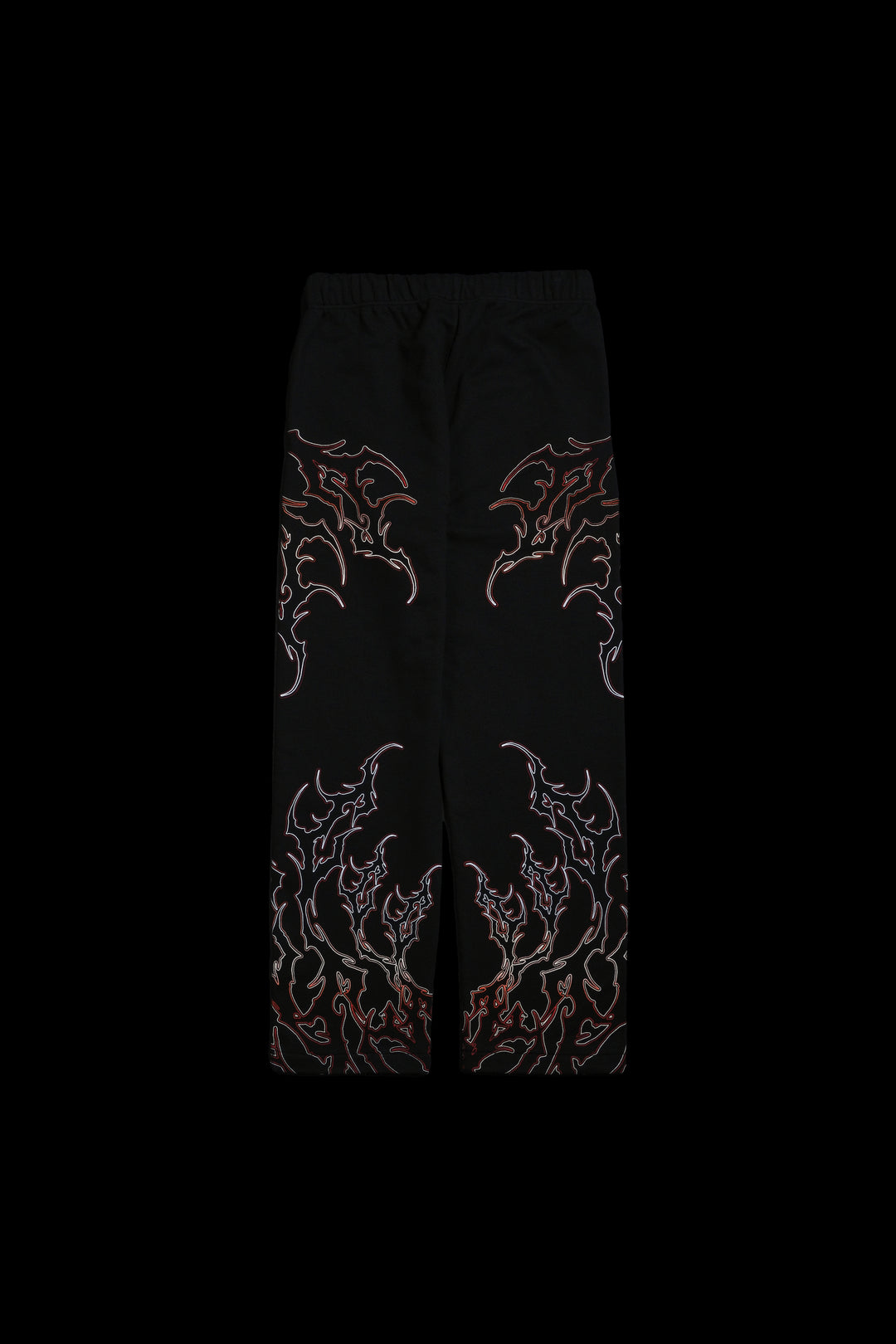 Red Fury Eternal Wide Leg Pants in Black
