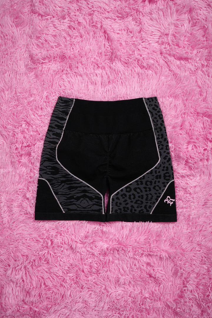 Pink Roses Kelly Seamless Shorts in Vintage Ashes