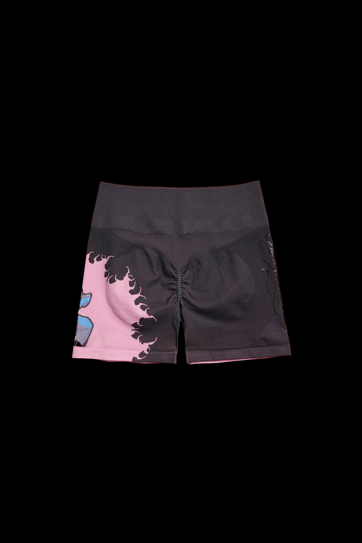 Civil Fiend Kelly Seamless Shorts in Vintage Ashes