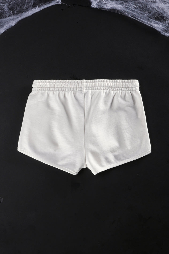 Web Academy Mini Fleece Shorts in Butter
