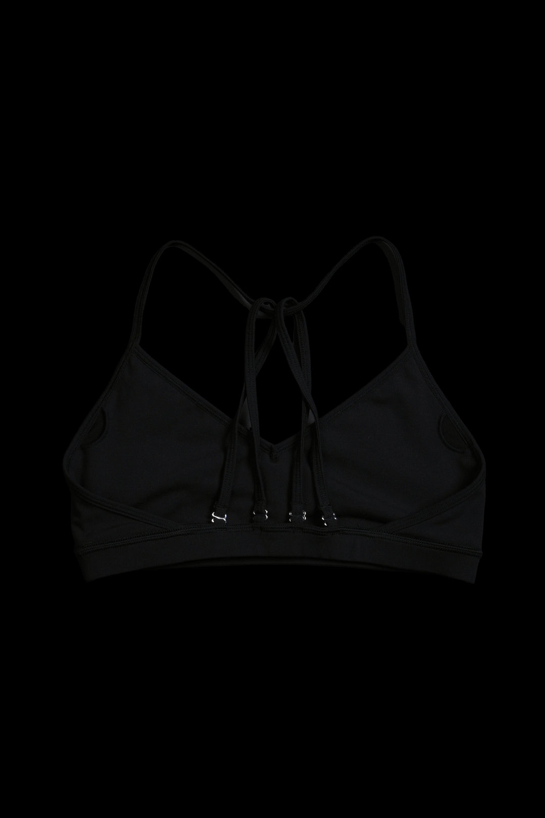 Rosa Llameante Nahstia Energy Bra in Black