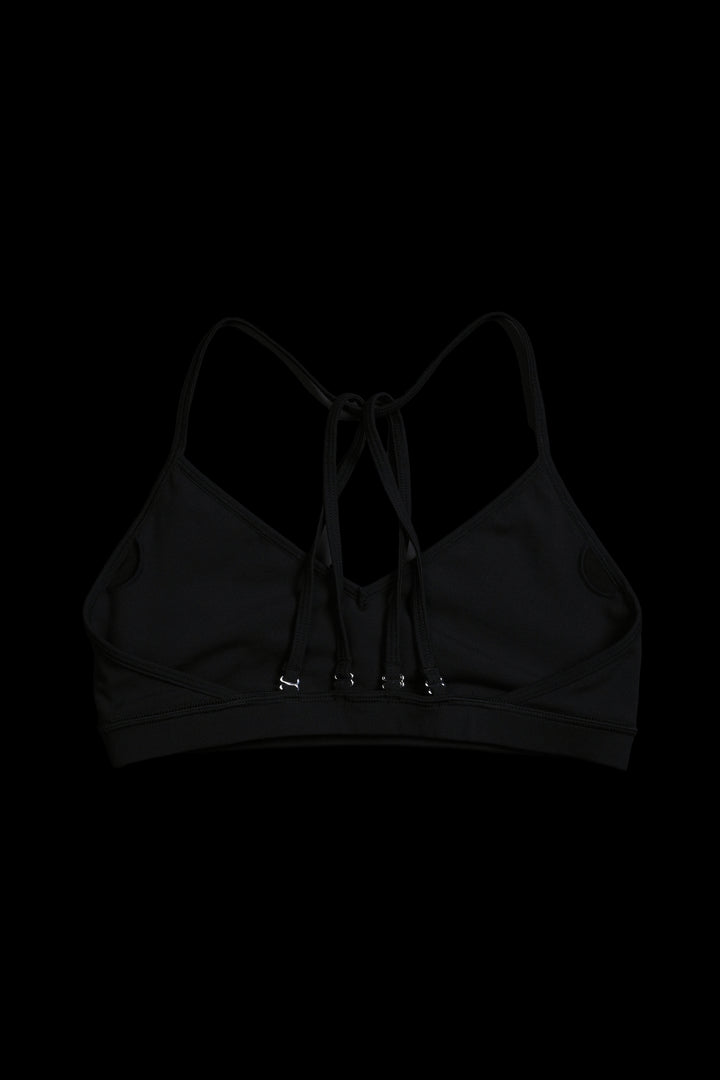 Rosa Llameante Nahstia Energy Bra in Black