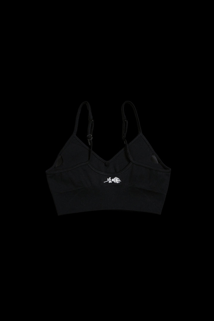 Skull Kelly Seamless Bra in Black