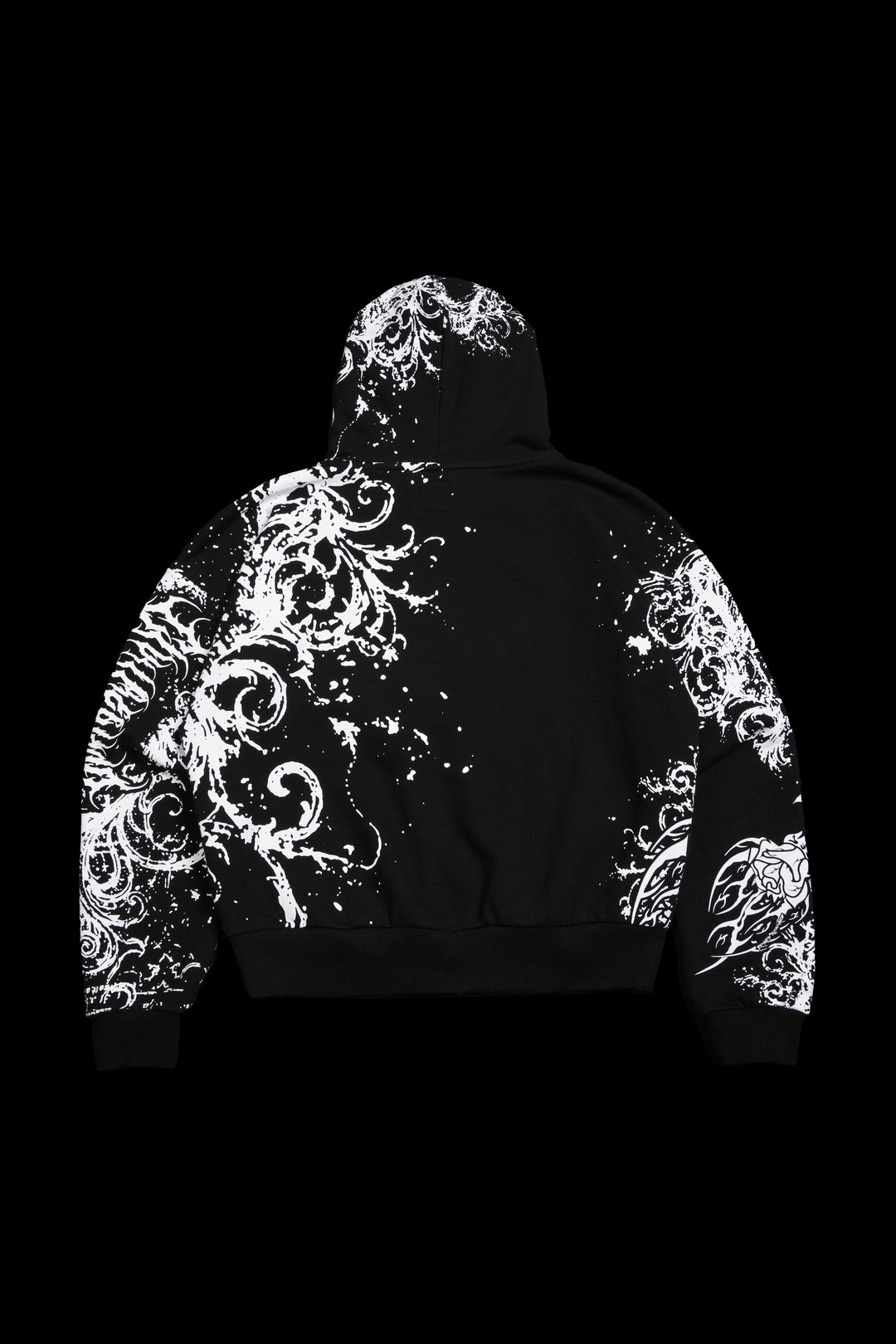 Ancient Ones Civil Zip Up Hoodie in Black