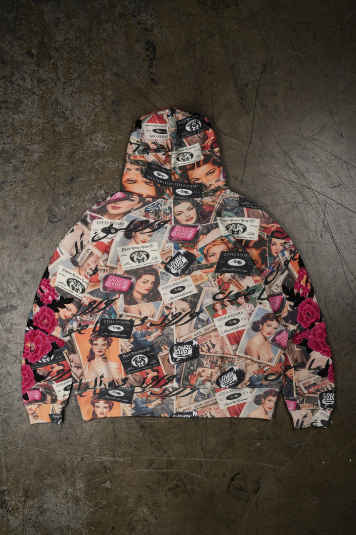 Fight Club Forever Hoodie in All Over Print