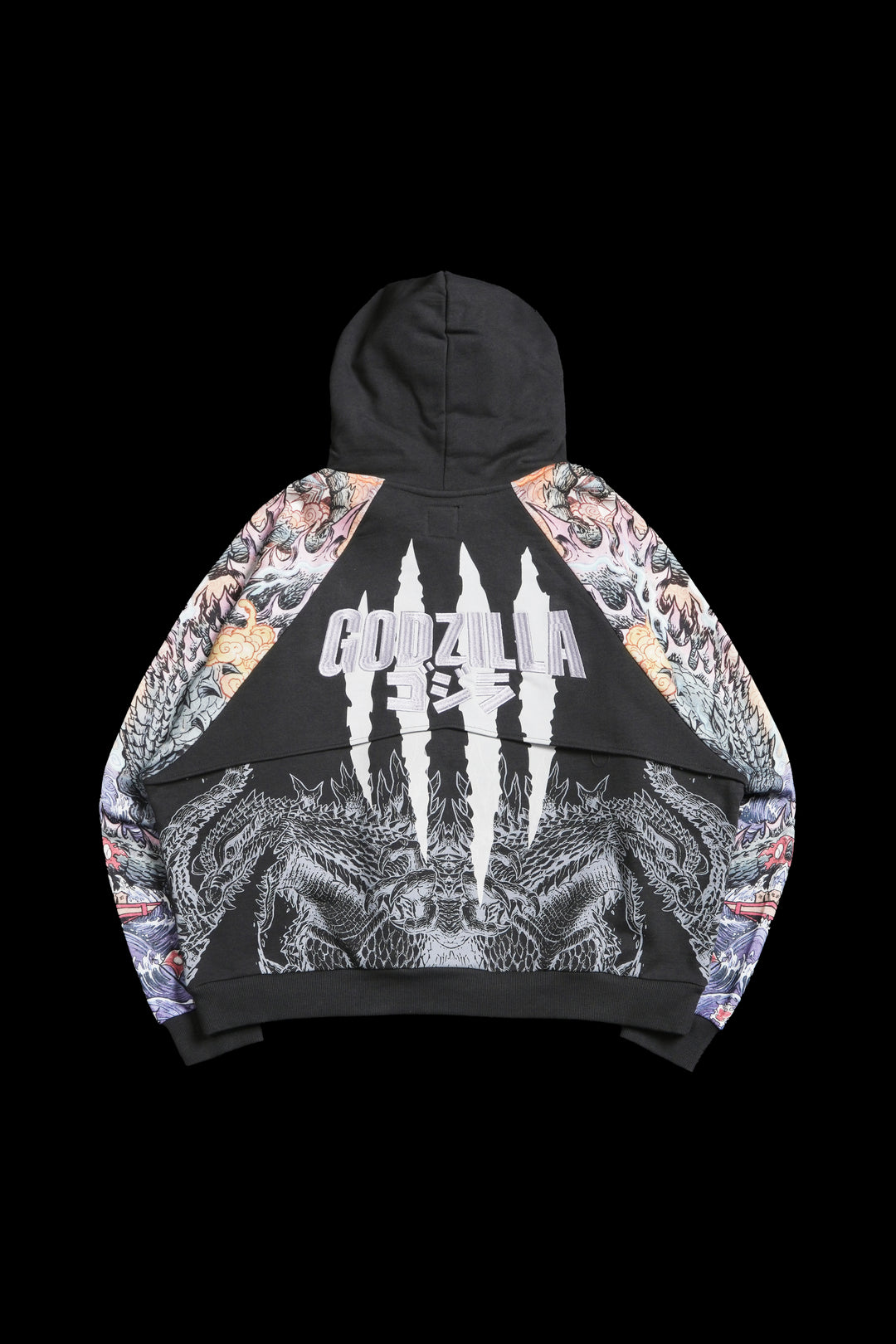 In Time Destruction Reclaimed Hoodie in Vintage Ashes