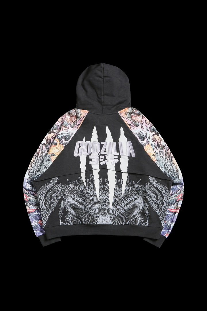 In Time Destruction Reclaimed Hoodie in Vintage Ashes