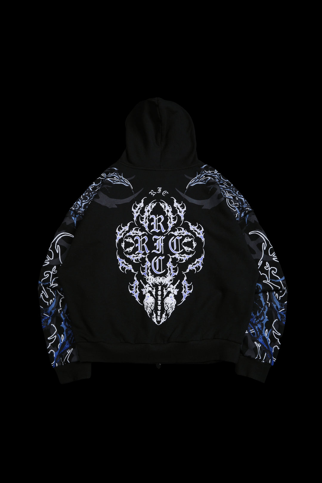 Kindred Civil Zip Up Hoodie in Black