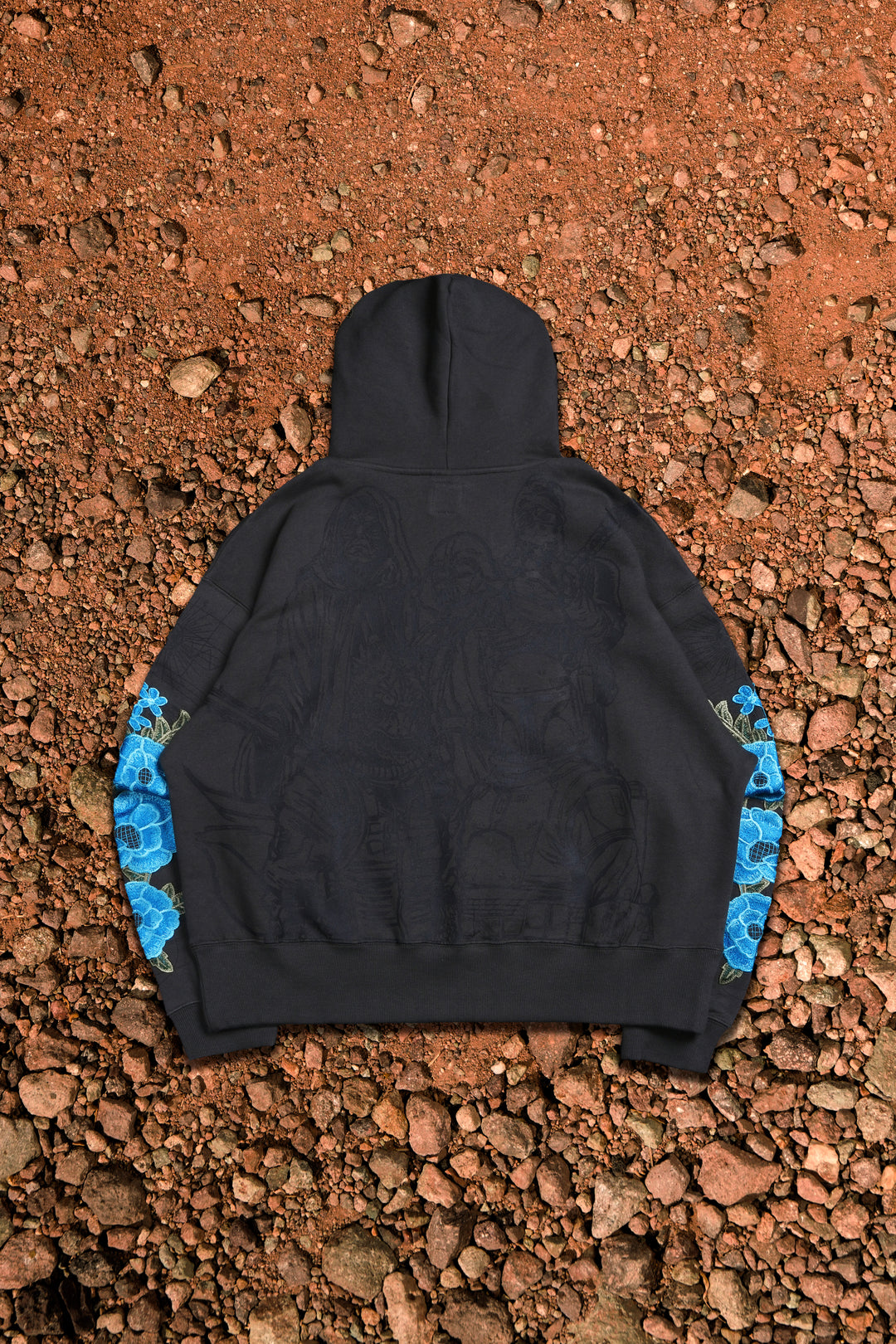 Dirty Money Rose Forever Hoodie in Vintage Ashes