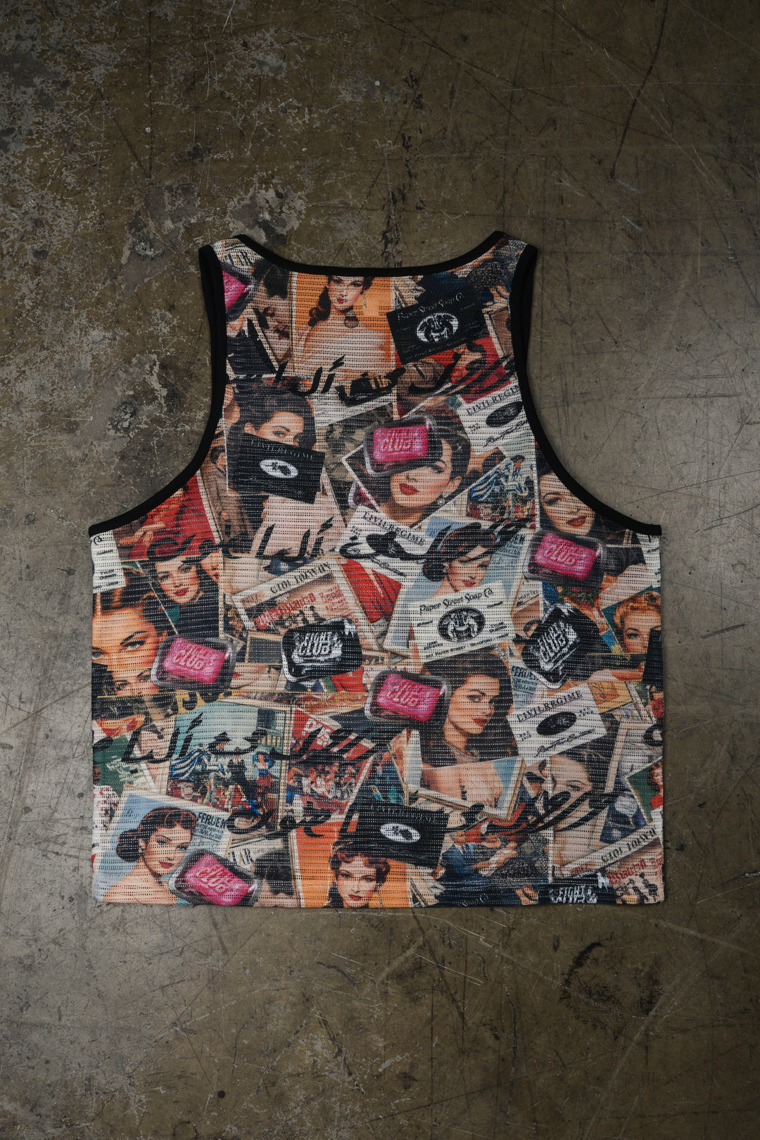 Save Yourself Rigid Mesh Tank in All Over Print