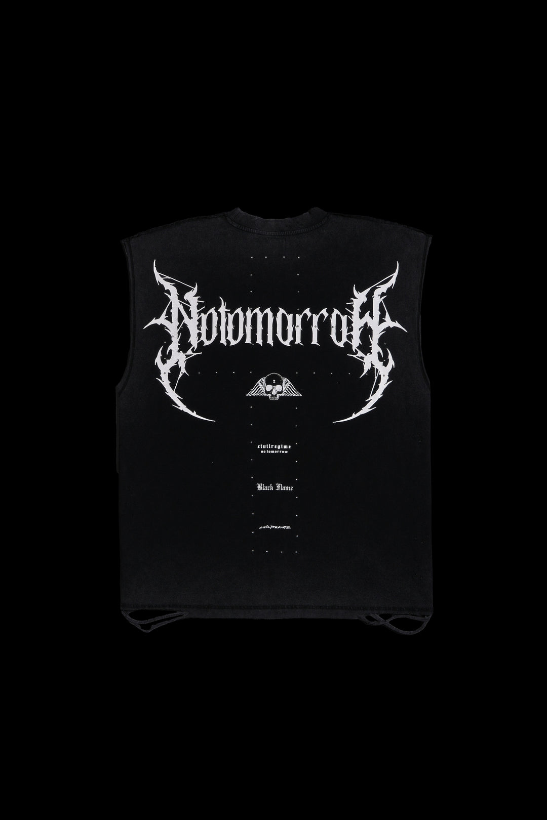 Enter The Black Flame FMR Muscle Tee in Vintage Black
