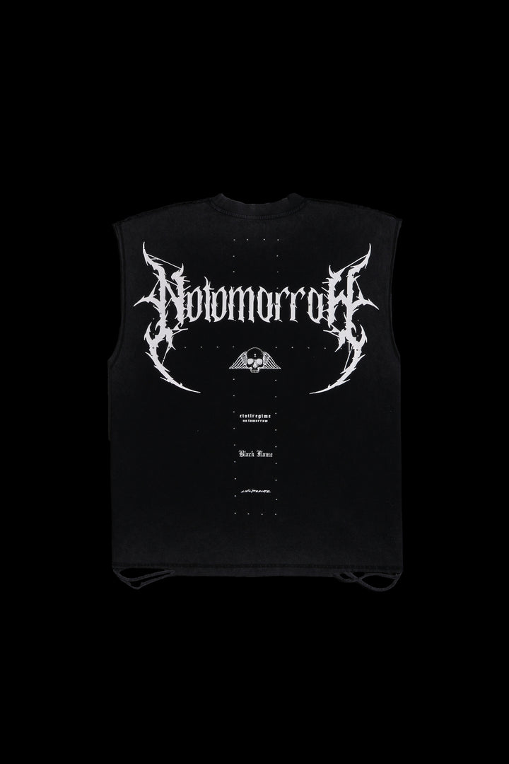 Enter The Black Flame FMR Muscle Tee in Vintage Black