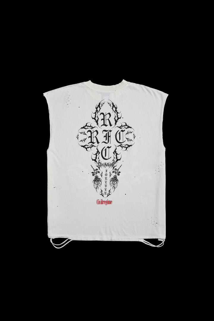 Realm Rising FMR Muscle Tee in Butter