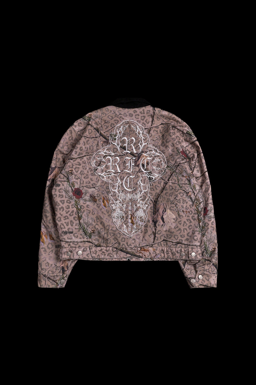 Rise From Concrete Gas Jacket in Real Leopard Camo