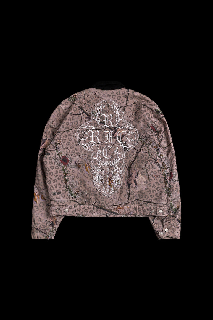 Rise From Concrete Gas Jacket in Real Leopard Camo