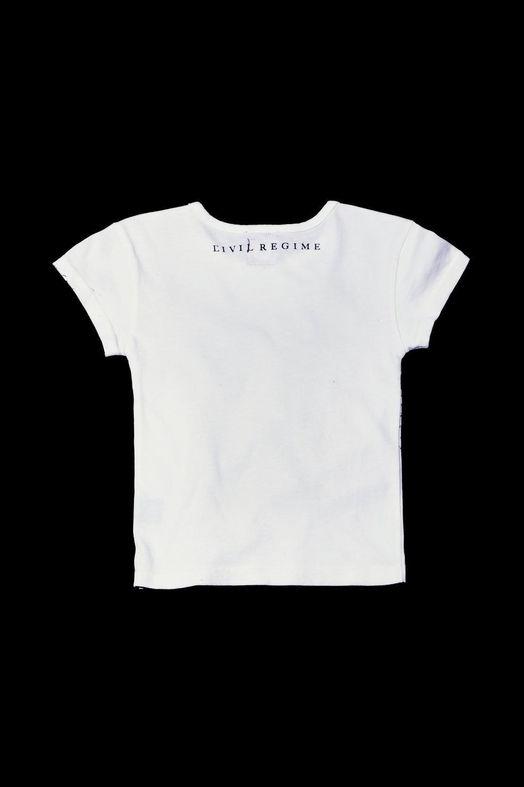 Rotten FMR Baby Tee in White