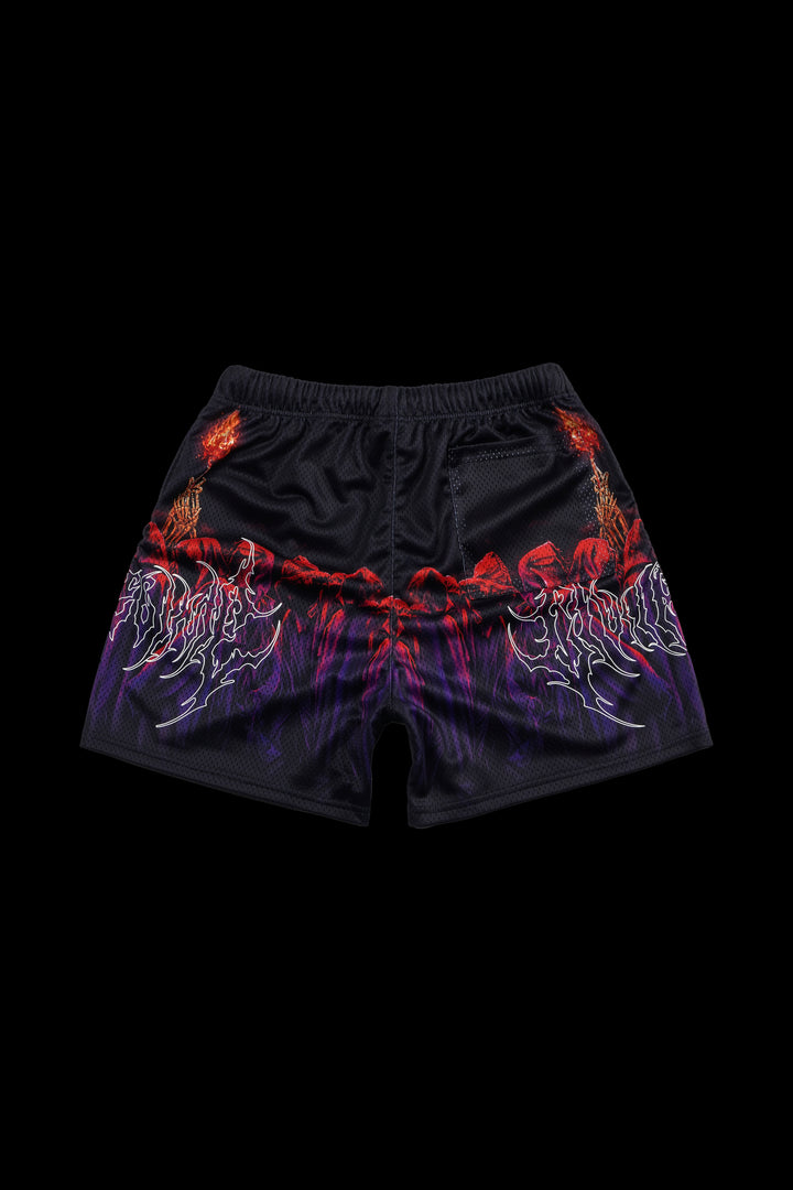 Ritual Part 2 Mesh Shorts in Black